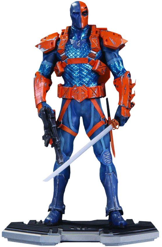 Deathstroke Dc Icons 10” Statue - Deathstroke Statue Dc Icons (556x848), Png Download