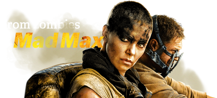From Zombies To Mad Max - Mad Max Fury Road 2015 Dvd (940x385), Png Download