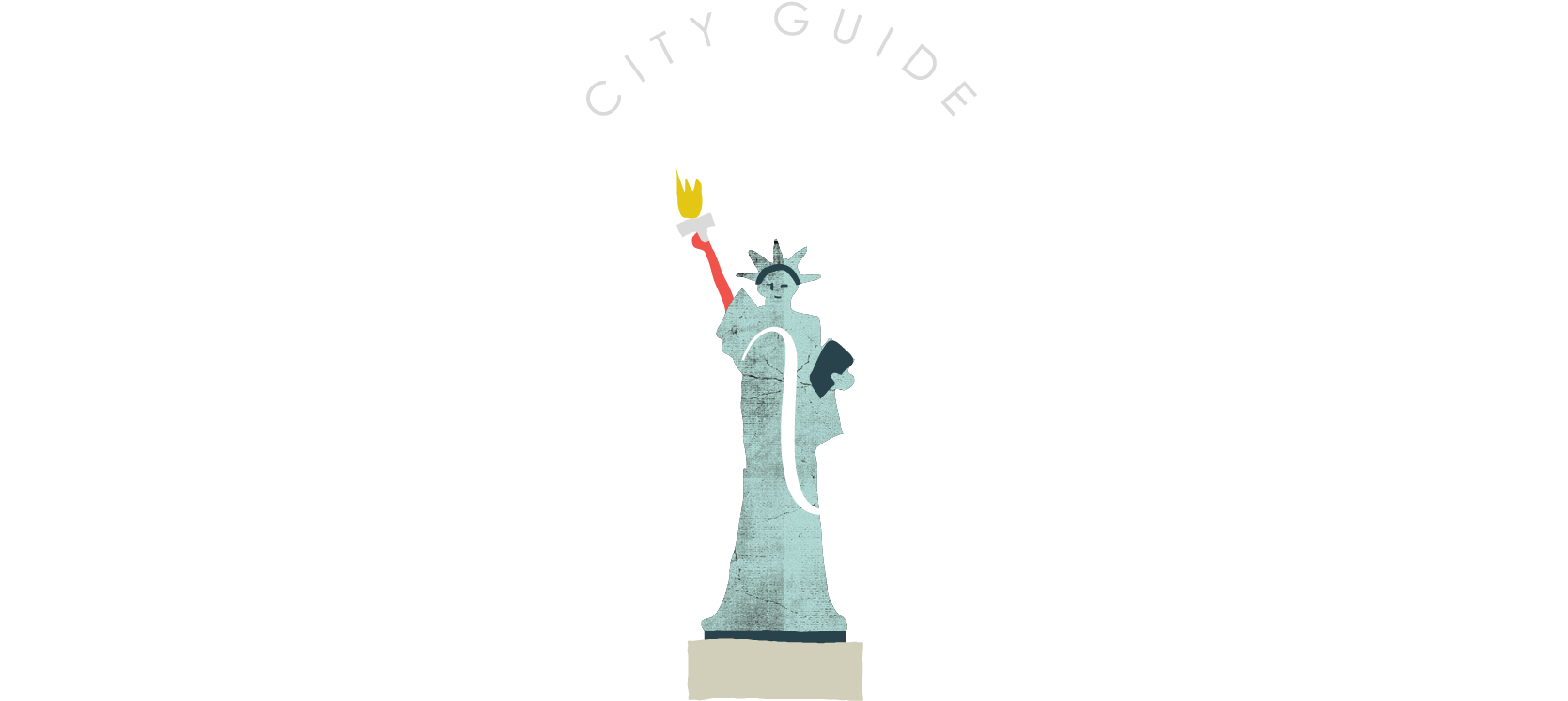 Traveling To New York With Kids - Statue (2660x1020), Png Download