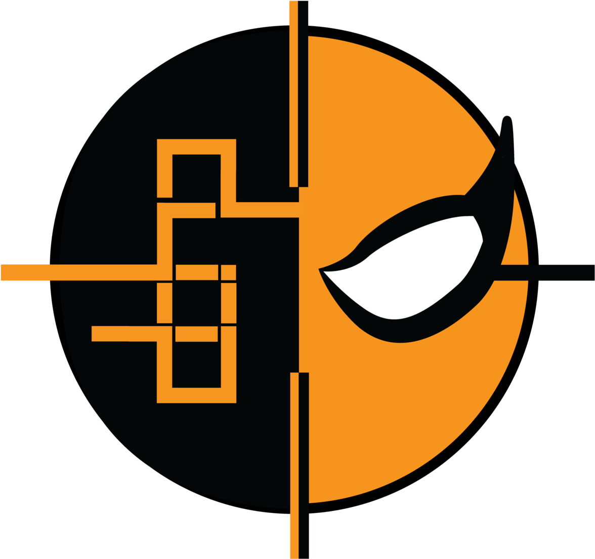 Download The Homage To Deathstroke Tree Shirts Deathstroke Logo Full Size Png Image Pngkit
