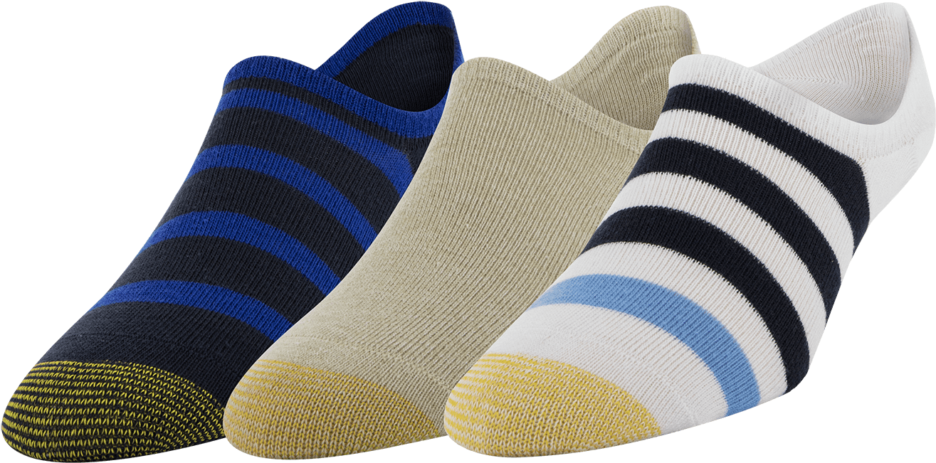 Gold Toe Men's Sta-cool Rugby Stripe Oxford Extended (1400x1400), Png Download