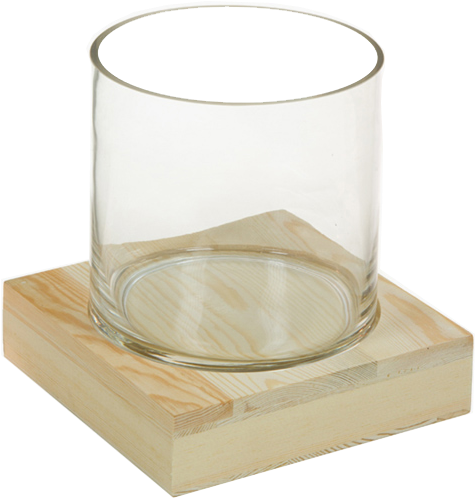 6229 Florero De Vidrio Nature (600x600), Png Download