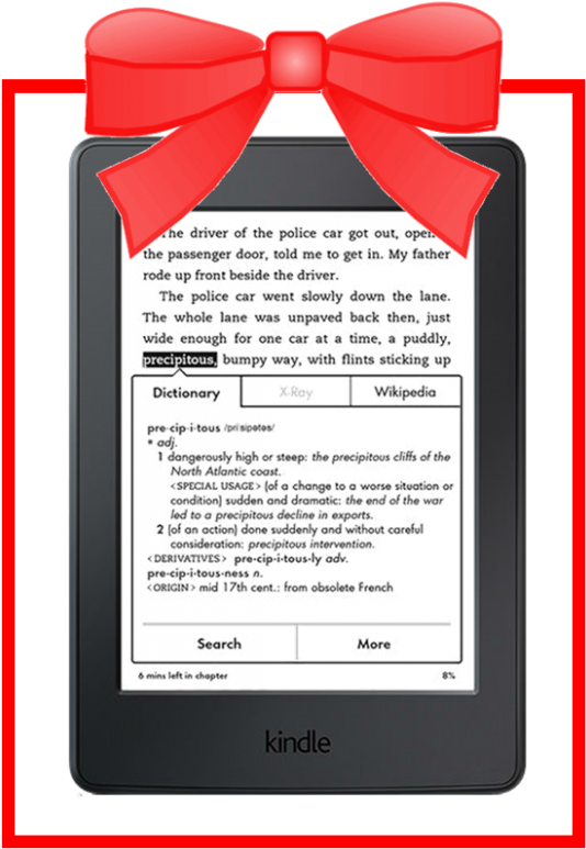 Image Of Kindle Paperwhite As Present (544x800), Png Download