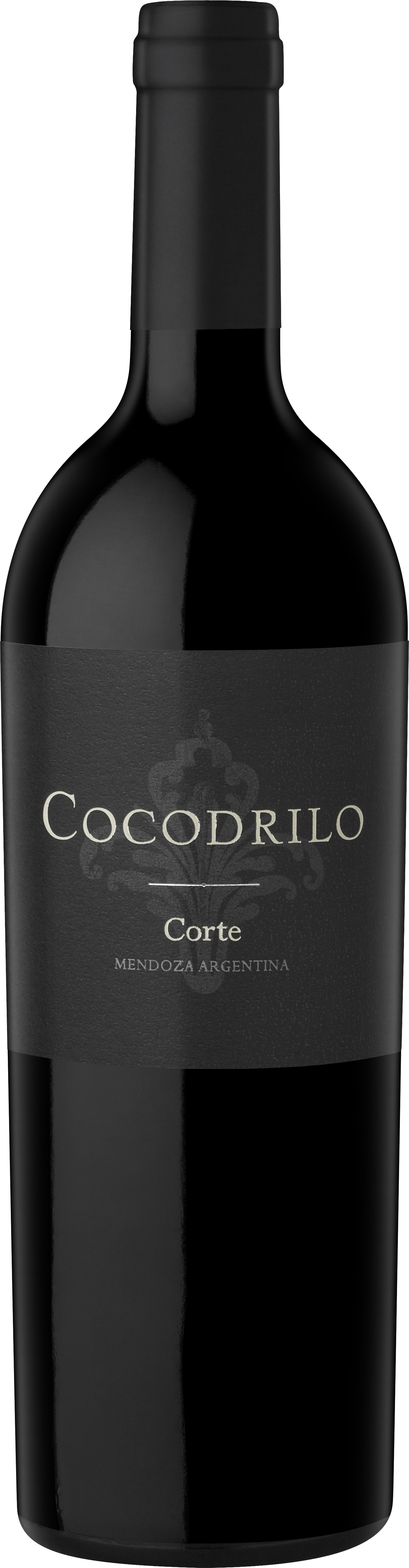 Cocodrilo Corte Bottle, Label (1401x5372), Png Download