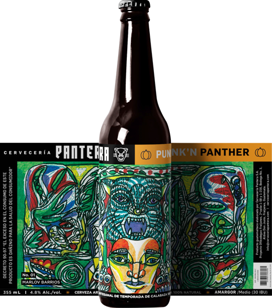 Punknpanther (530x600), Png Download