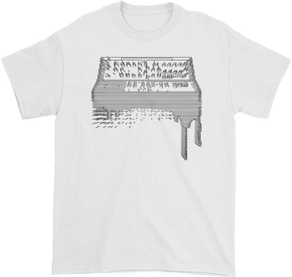 Image Of Rzrshrp Scanline Synth Logo T-shirt (1000x1000), Png Download