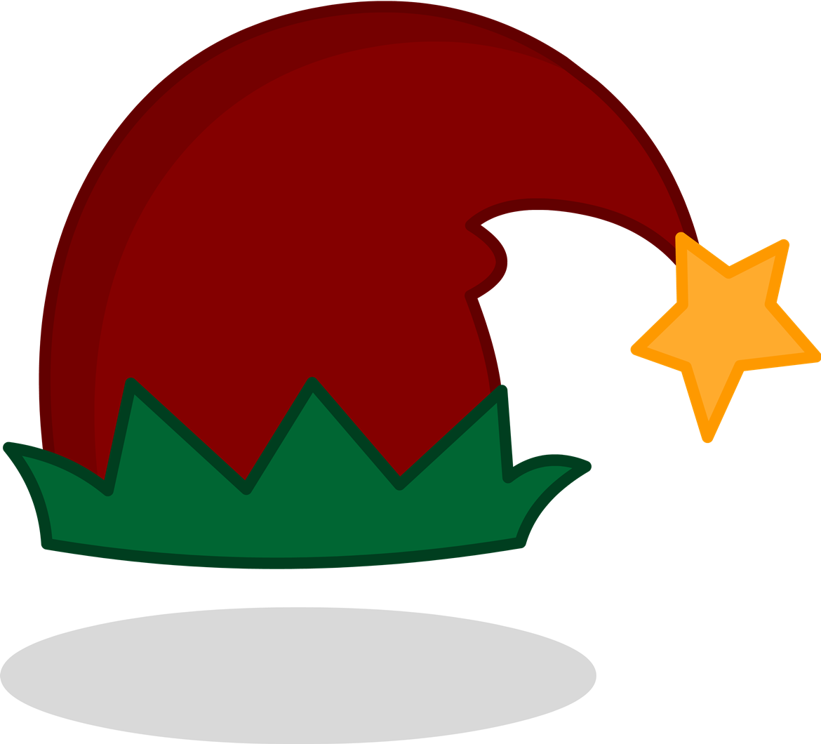 Gorro Elfo Png (1170x1060), Png Download