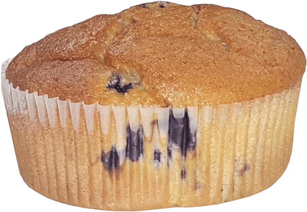 Order A Box Of 8 Wild Maine Blueberry Muffins (650x600), Png Download