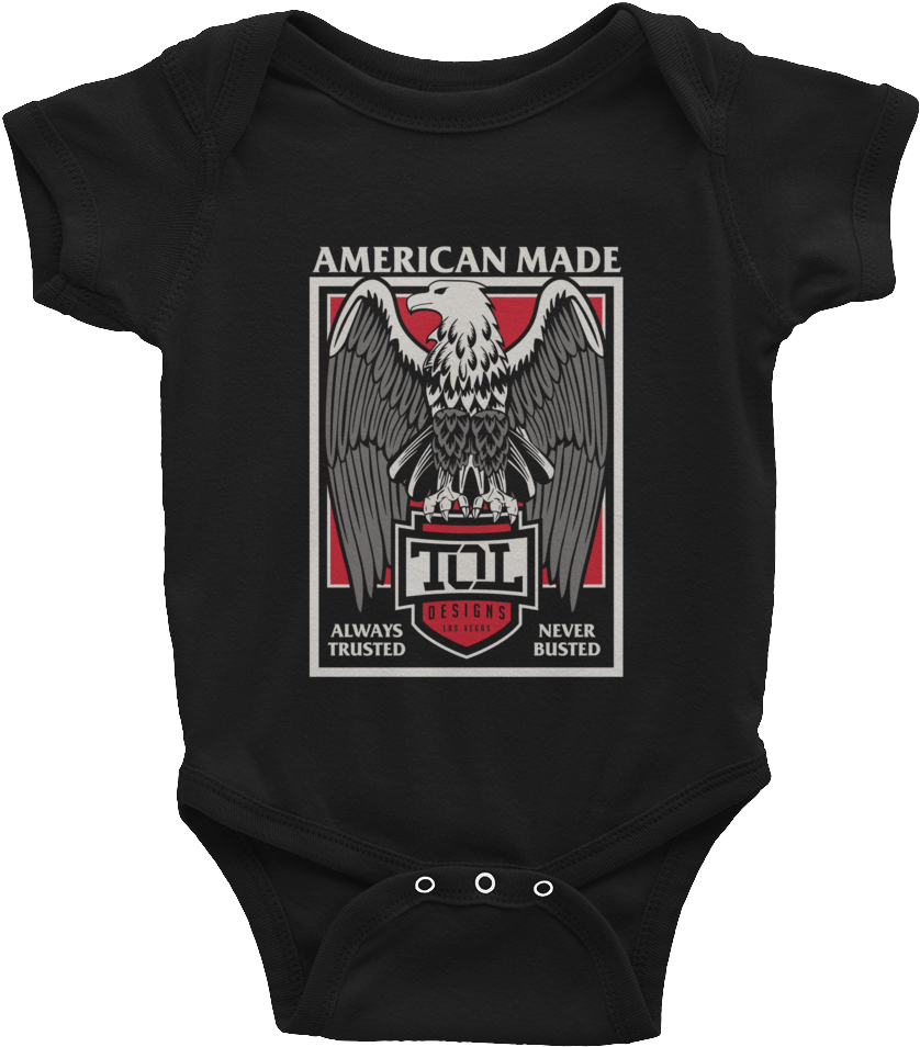Tol Designs American Made Infant Bodysuit (1000x1000), Png Download