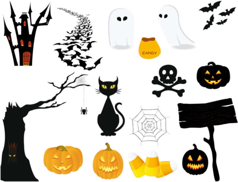 Free Png Halloween S Collection Png Images Transparent (850x642), Png Download