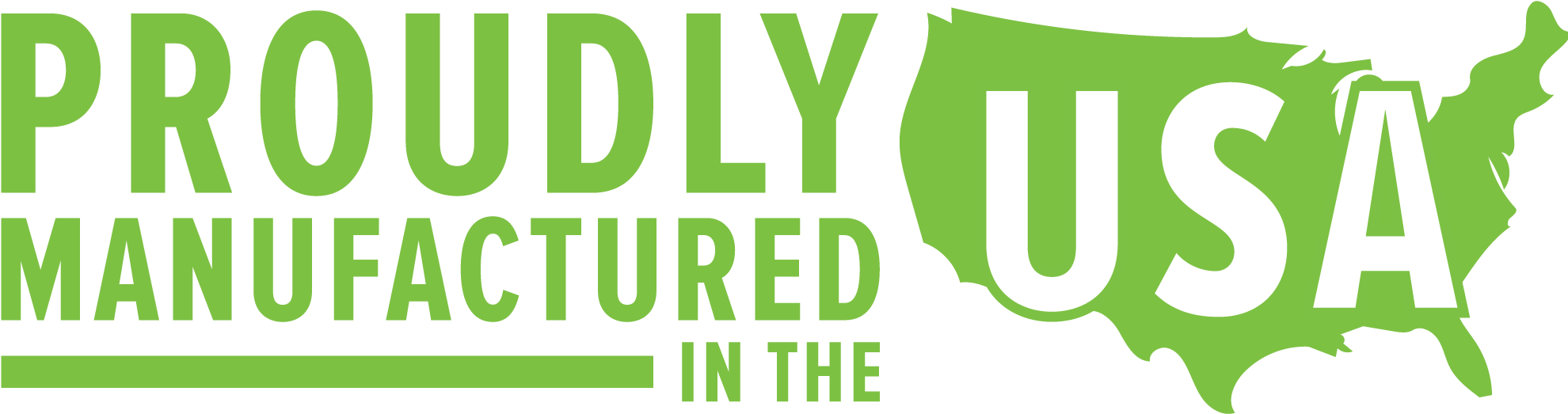 Proudly Manufactured In The Usa (1980x523), Png Download