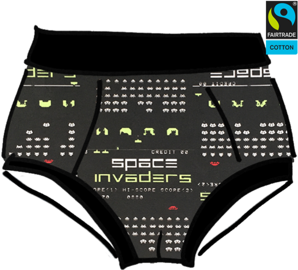 Mens Original Space Invaders (683x1024), Png Download