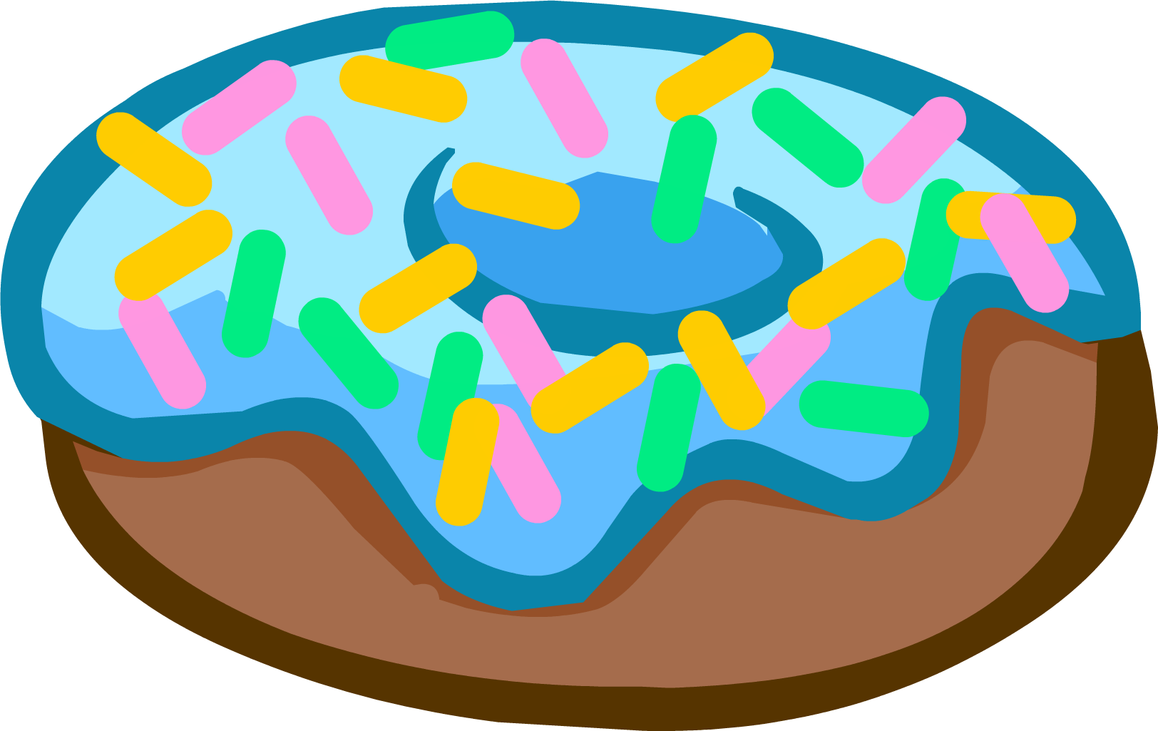 Donut Png (1624x1025), Png Download