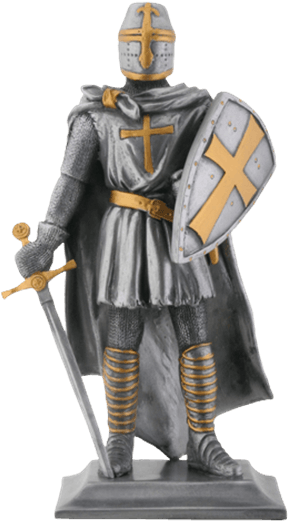 Templar Knight Statue (555x555), Png Download