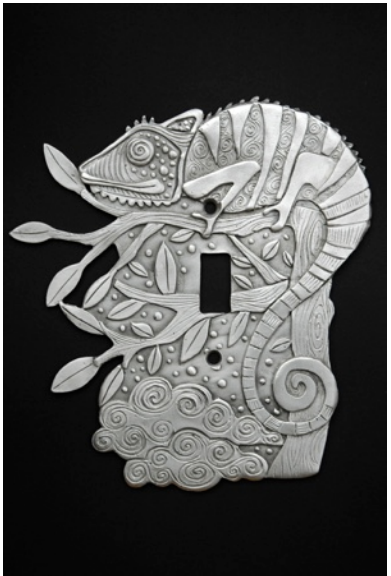 Chameleon - Switchplate (575x575), Png Download