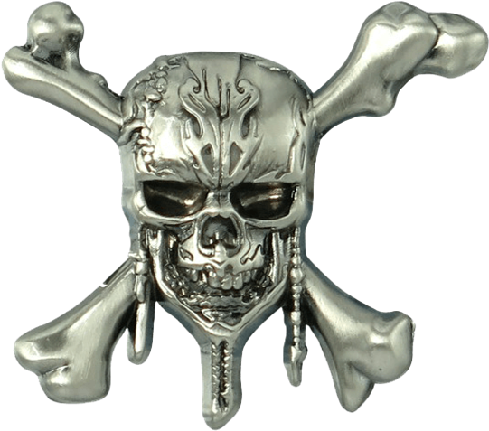 Pirates Of The Caribbean Lapel Pin (555x555), Png Download