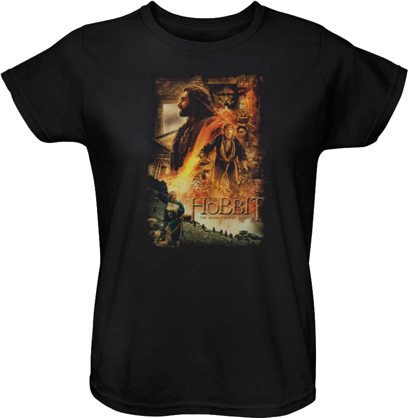 Golden Chambers Hobbit Womens T-shirt (829x829), Png Download