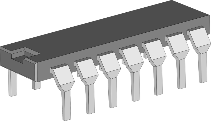 Integrated Circuits Background Png (800x460), Png Download