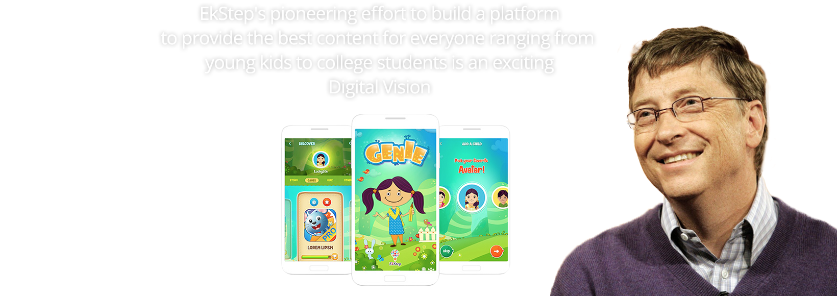 Bill Gates Appreciates Ek Step (1639x599), Png Download