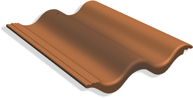 Rooftile 2-barrel Palema Topcoat Flash Clayred/brown (840x840), Png Download