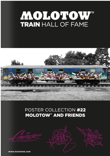 Molotow™ Train Hall Of Fame Poster Collection (800x800), Png Download