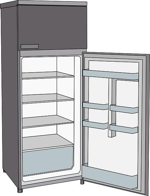 Refrigerator (490x640), Png Download
