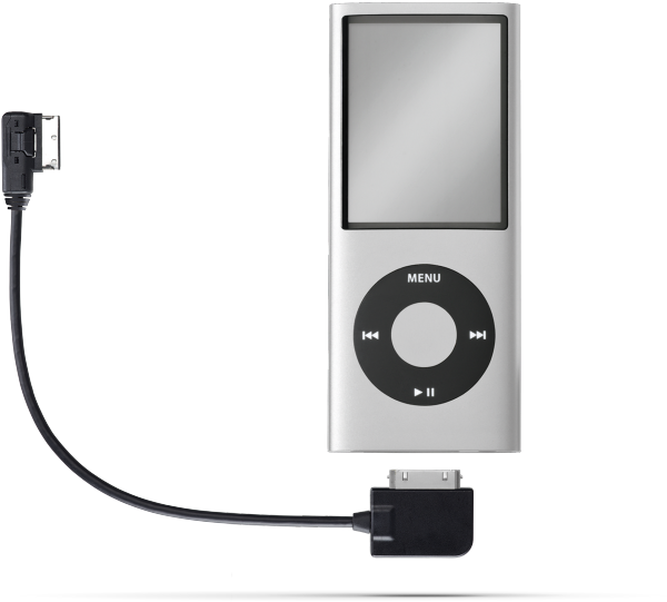 Volkswagen Media-in Adapter Cable Displayed With Music (960x540), Png Download