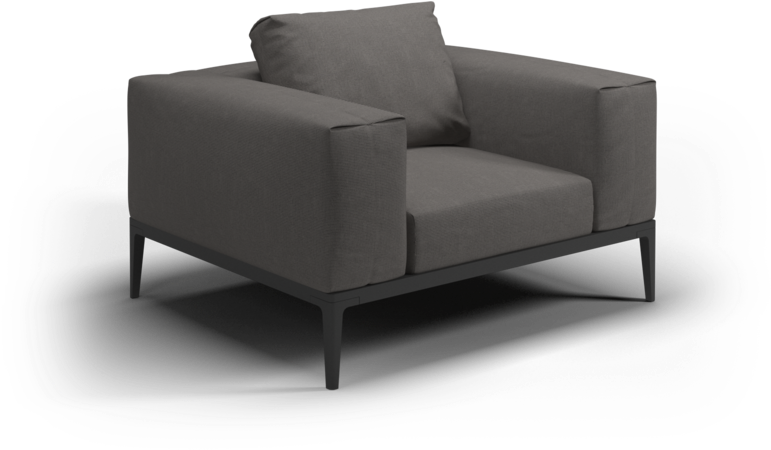 Gloster Grid Lounge Chair (1000x450), Png Download