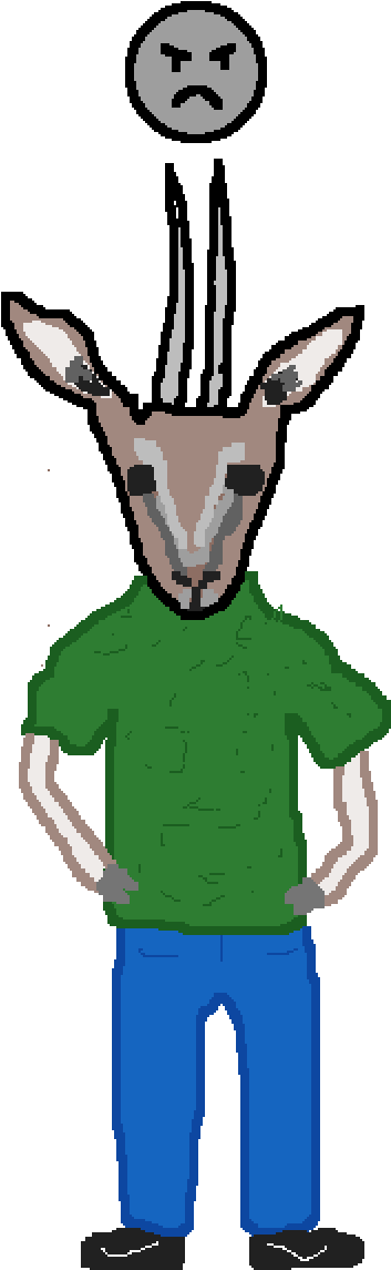 Mad Gazelle (1400x1400), Png Download