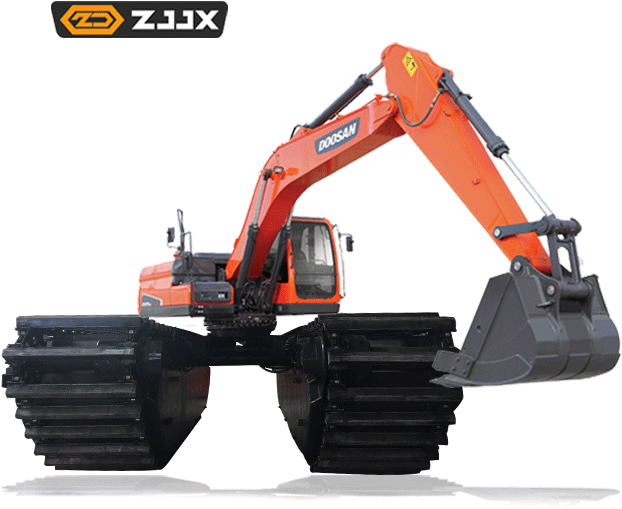 Amphibious Excavator Heavy Duty Construction Site Machinery (650x650), Png Download