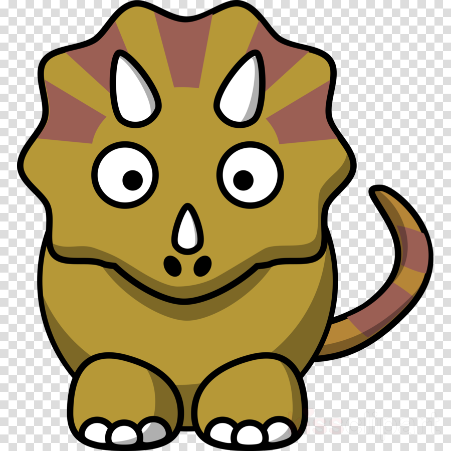 Dinosaur Clipart Triceratops Stegosaurus Clip Art (900x900), Png Download