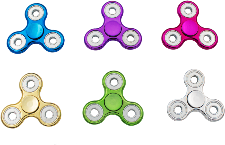 Glossy Fidget Spinners (800x800), Png Download