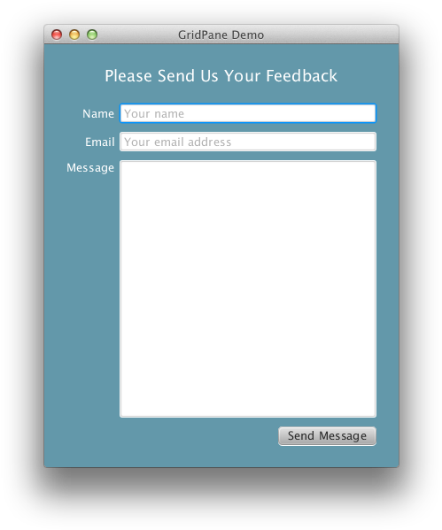Creating A Form Layout In Groovyfx (514x614), Png Download