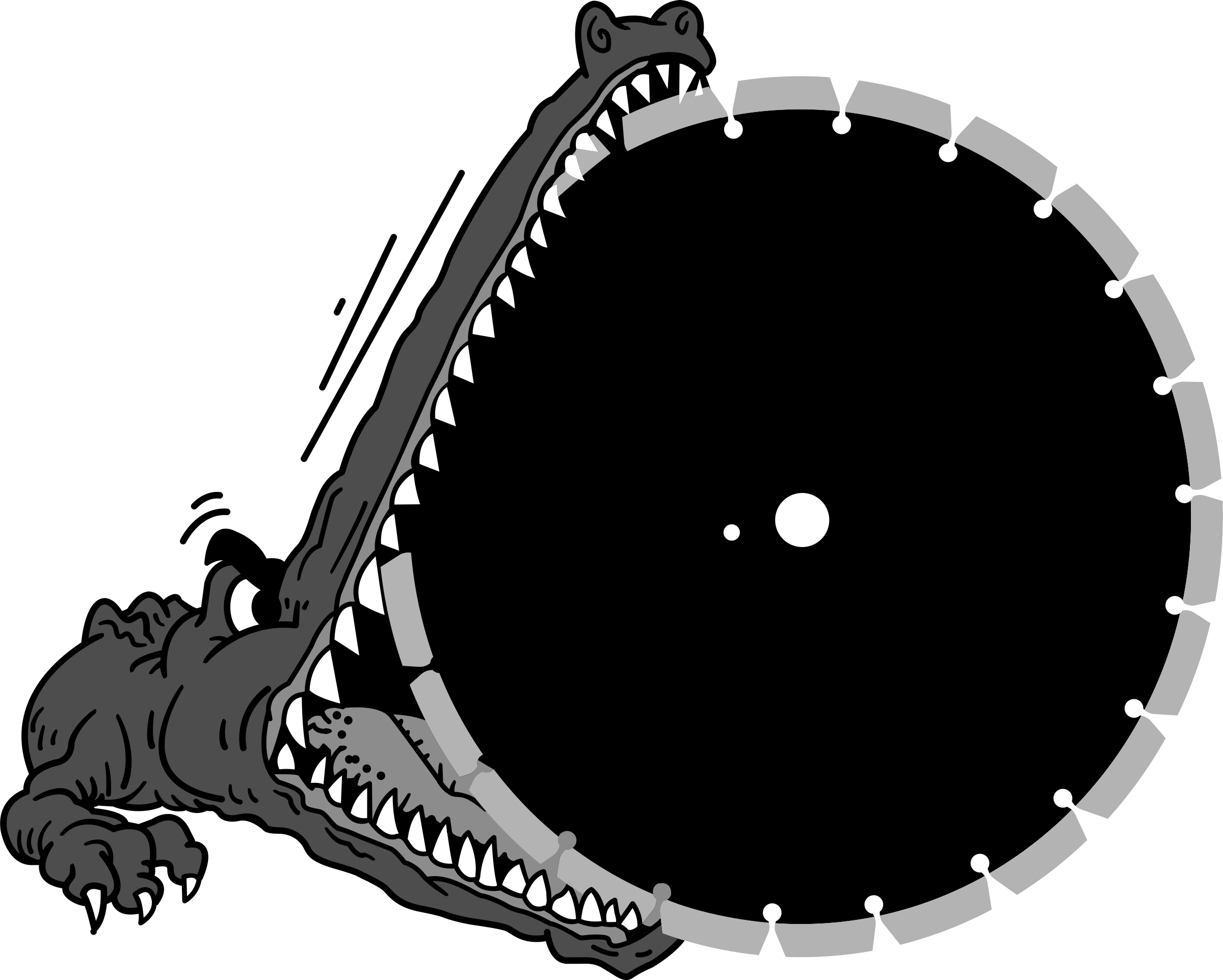 Gator Blades Logo Png Transparent (2400x1924), Png Download