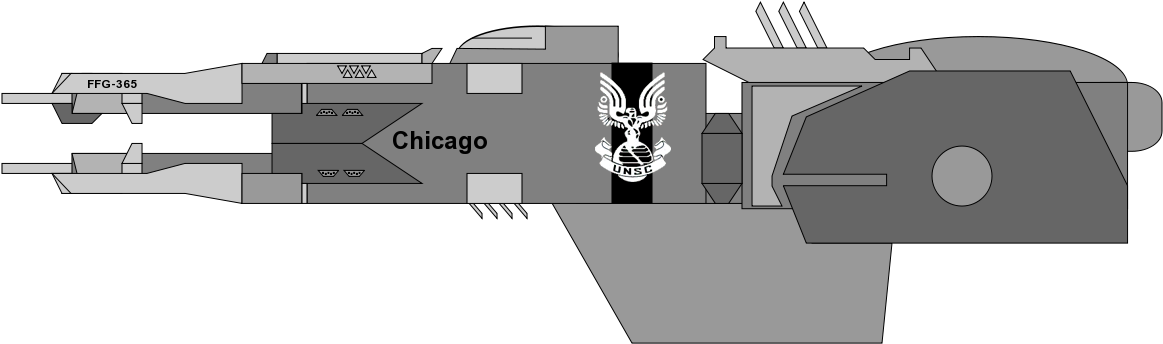 Unsc Chicago (1258x421), Png Download