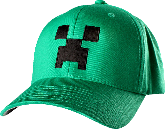 Minecraft Creeper Flexifit Hat Png Creeper Flex Hat (681x533), Png Download