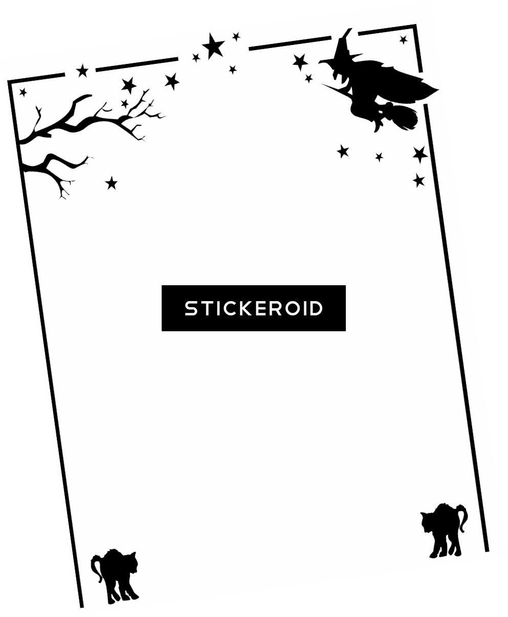 Halloween Border (993x1207), Png Download