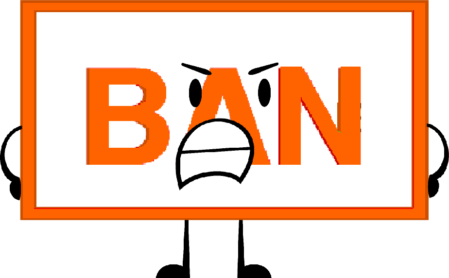 Orange Ban (924x572), Png Download