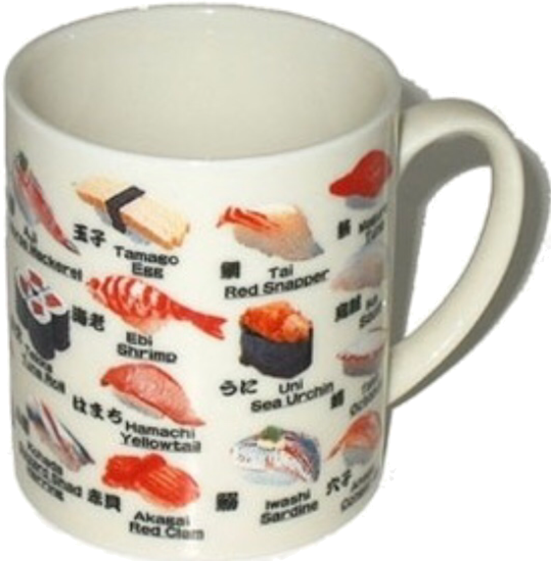 Sushi Mug Polyvore Moodboard Filler (1982x2048), Png Download