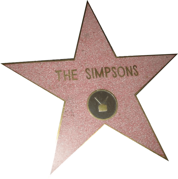 Walk Of Fame The Simpsonsdi (769x744), Png Download
