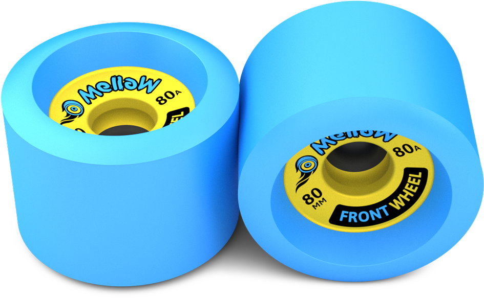 Mellow Electric Skateboard Front Wheels (1600x900), Png Download