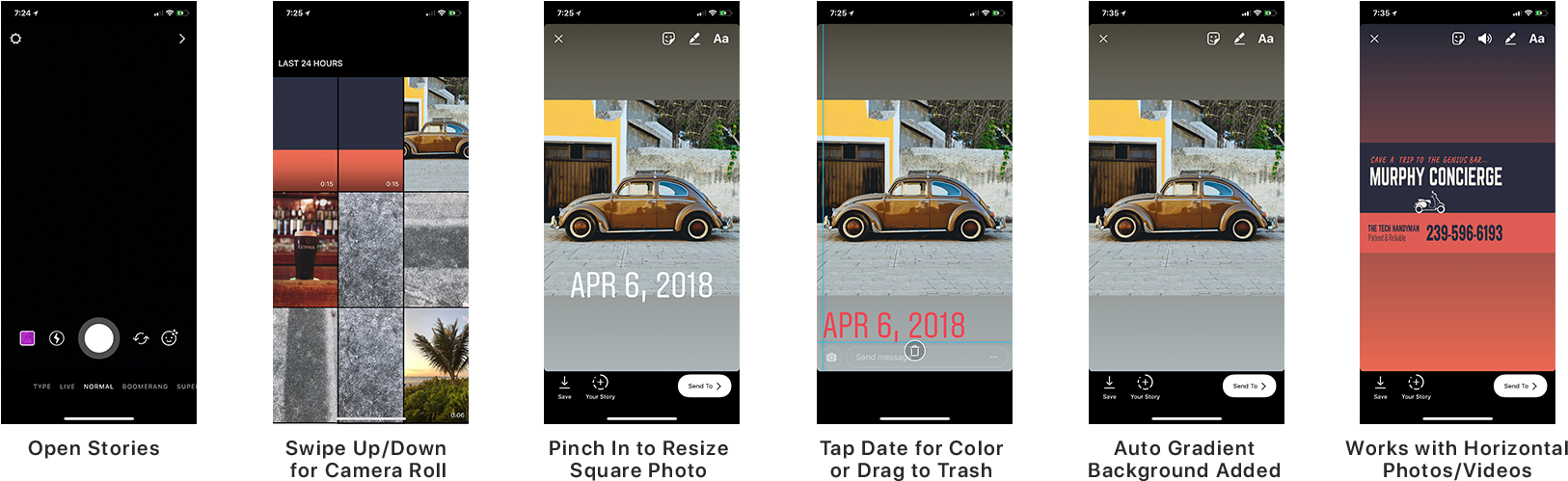 Clip Art Resize In Instagram Stories With Transparent (1920x500), Png Download
