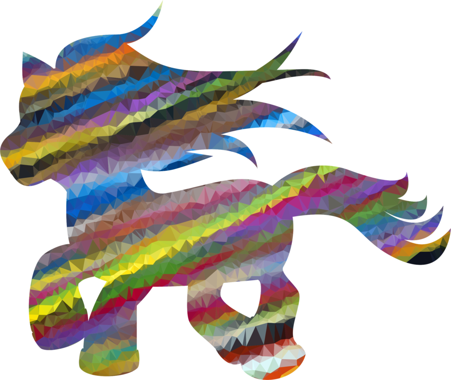My Little Pony Horse Rainbow Dash Silhouette (890x750), Png Download
