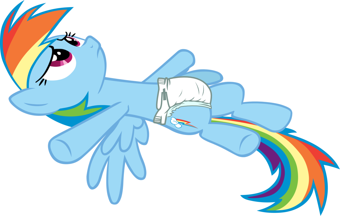 Rainbow Dash, Simple Background, Solo, Solo Female, (1121x713), Png Download