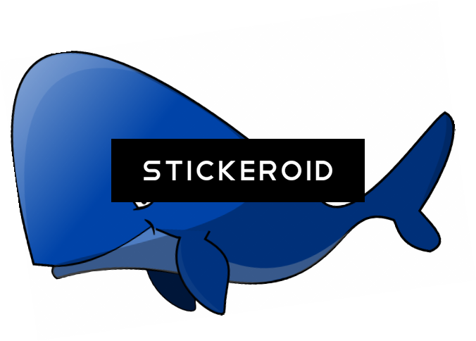 Blue Whale (676x484), Png Download