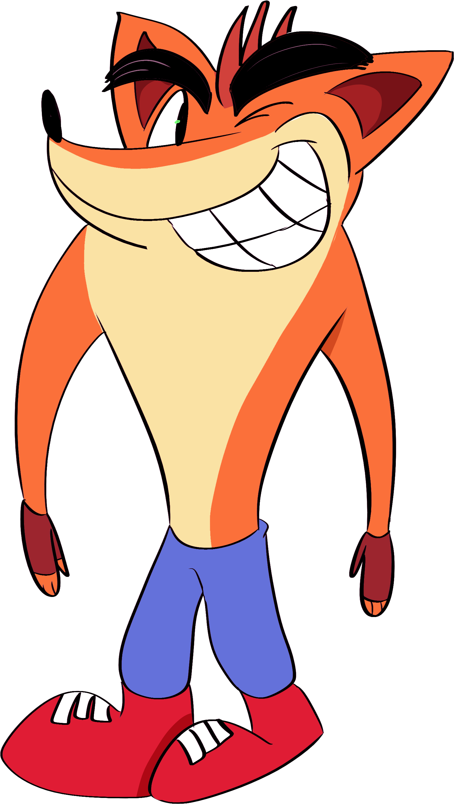 Crash Bandicoot (1944x2859), Png Download