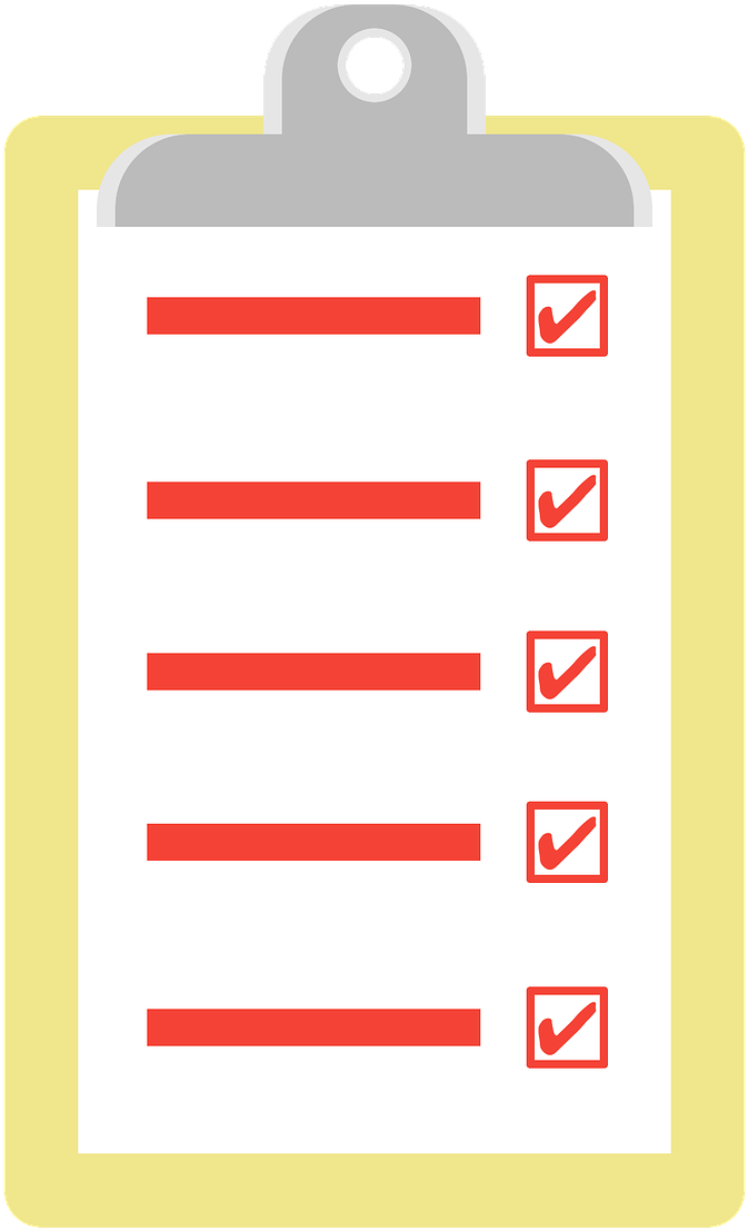 Clipboard Checklist Business (1280x1280), Png Download
