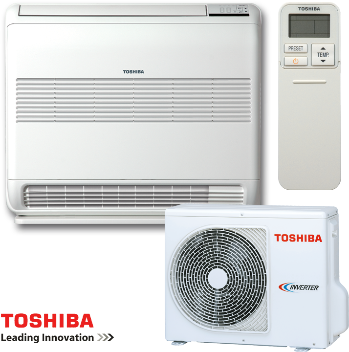 Inverter Air Conditioner Toshiba Bi Flow Ras B18ufv (800x800), Png Download