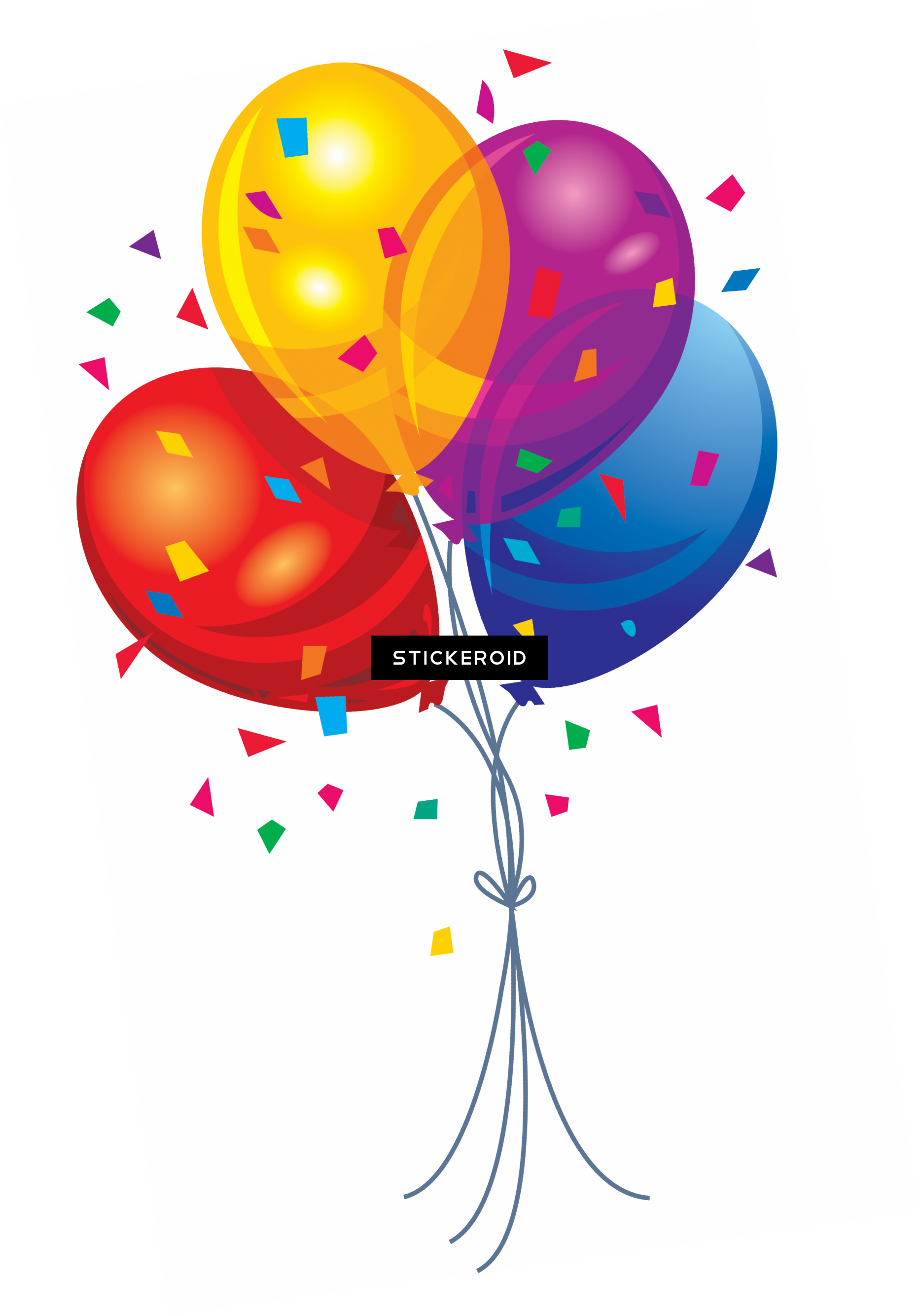 Green Balloon (1864x2669), Png Download