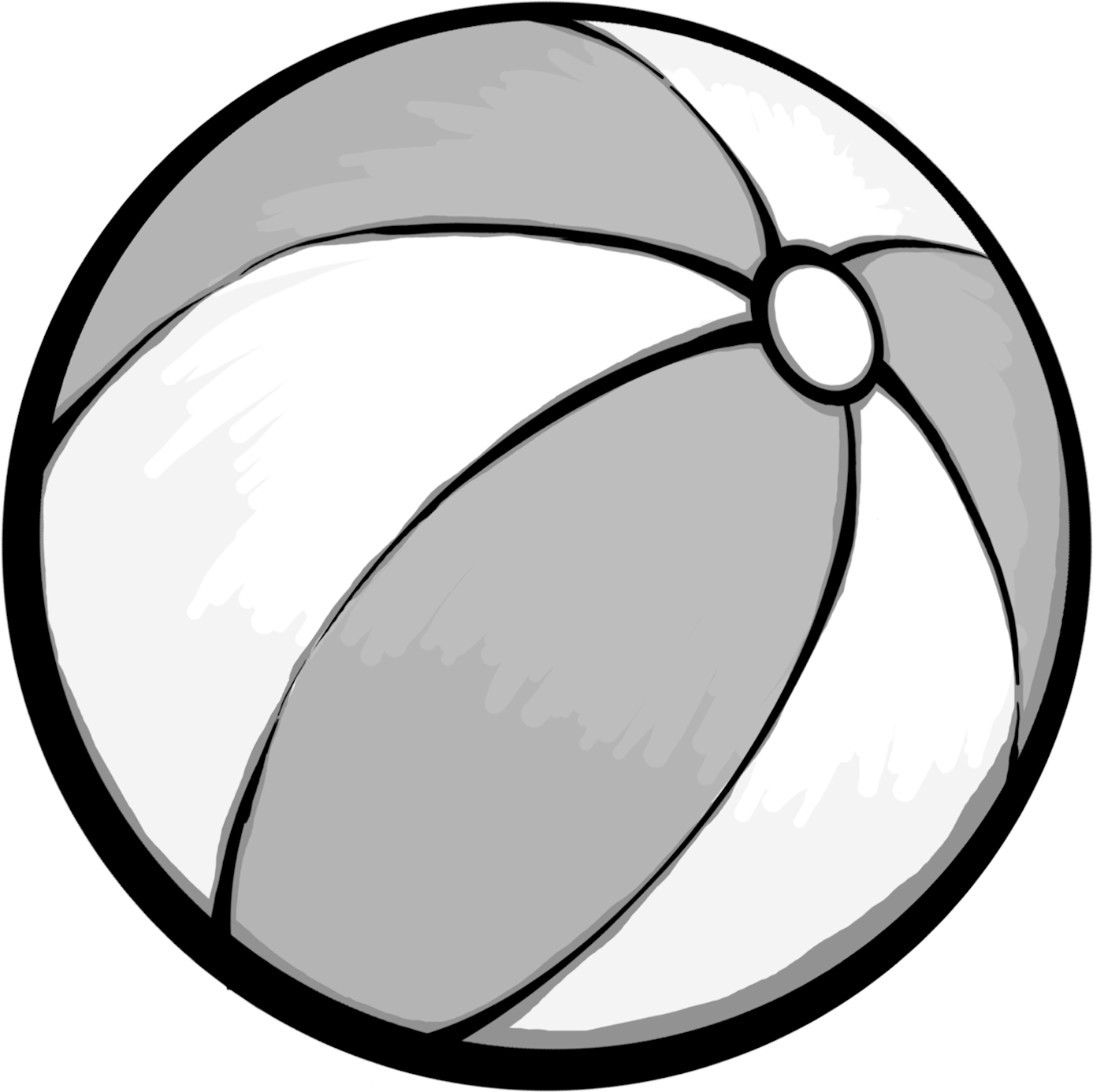 Beachball Png (1500x1800), Png Download